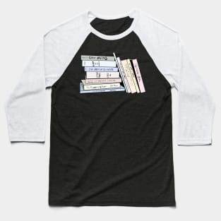 Pale book stack Baseball T-Shirt